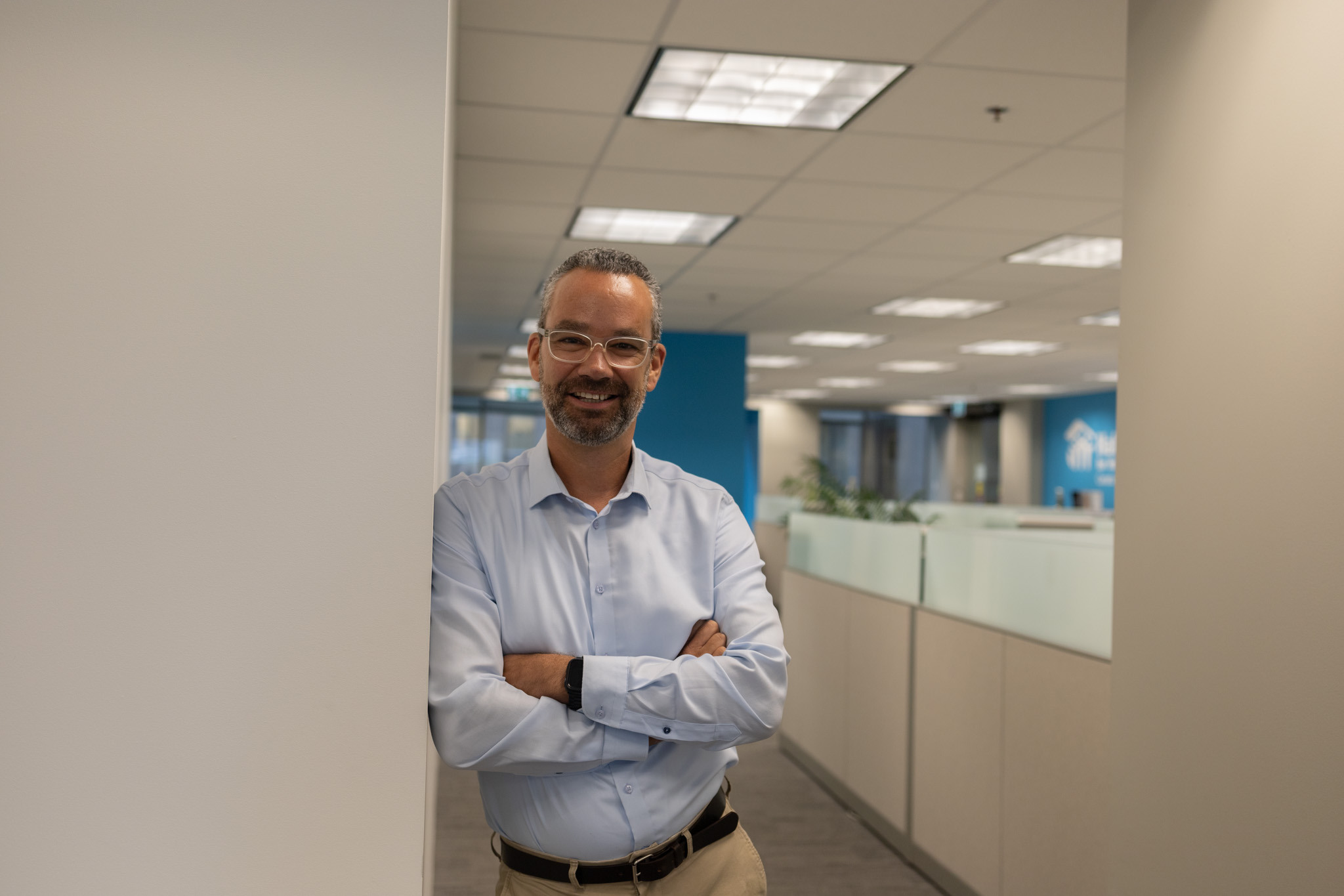 Pedro Barata at the Habitat Canada office