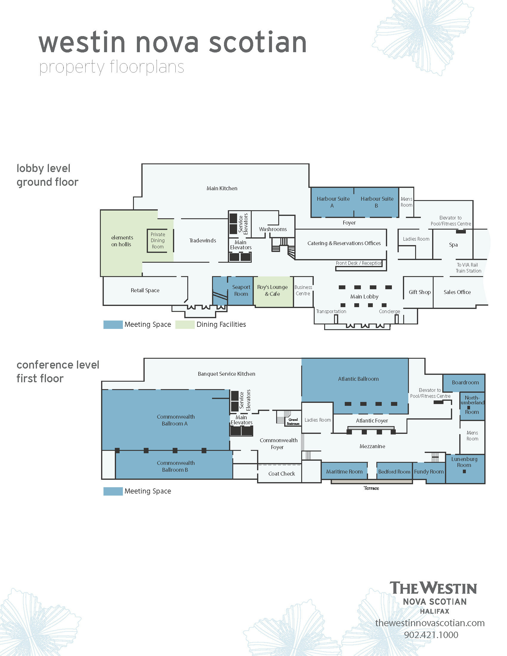 Westin Nova Scotian floor plan