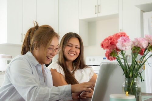 Ji Yeh and her daughter