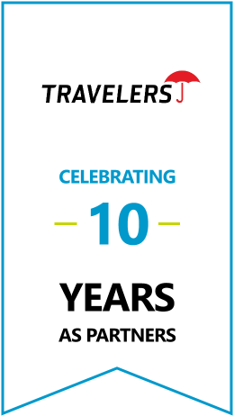 Travelers Celebrating 10 Years As Partners Banner