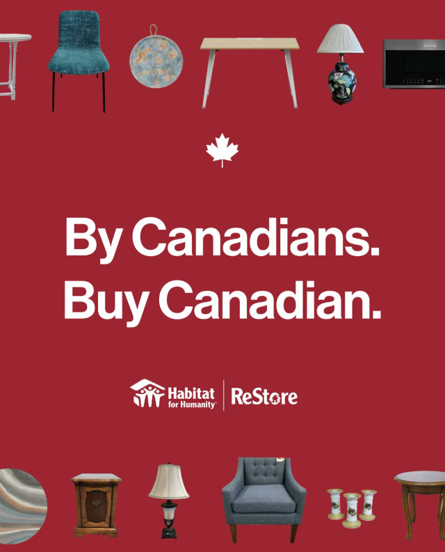 By Canadians Buy Canadian graphic