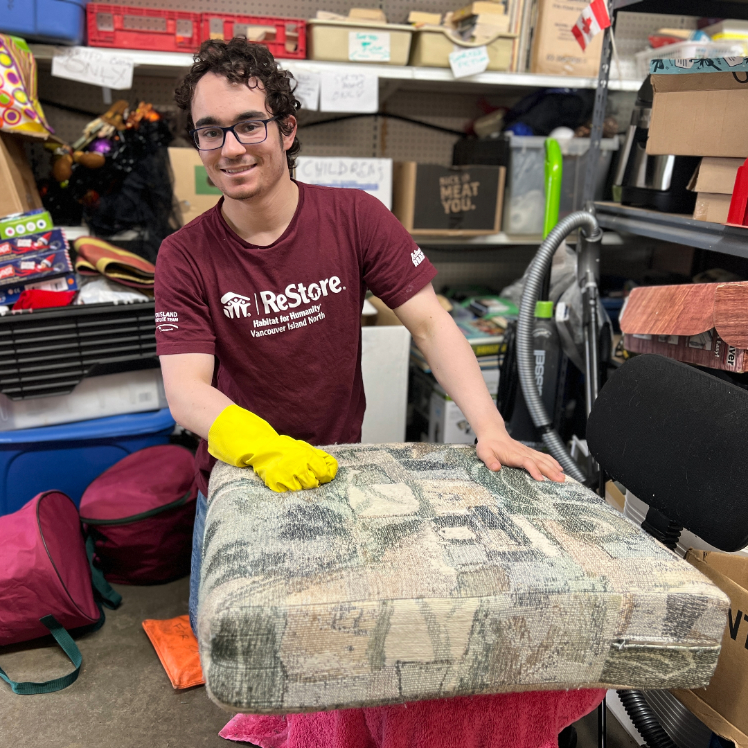Jake volunteering