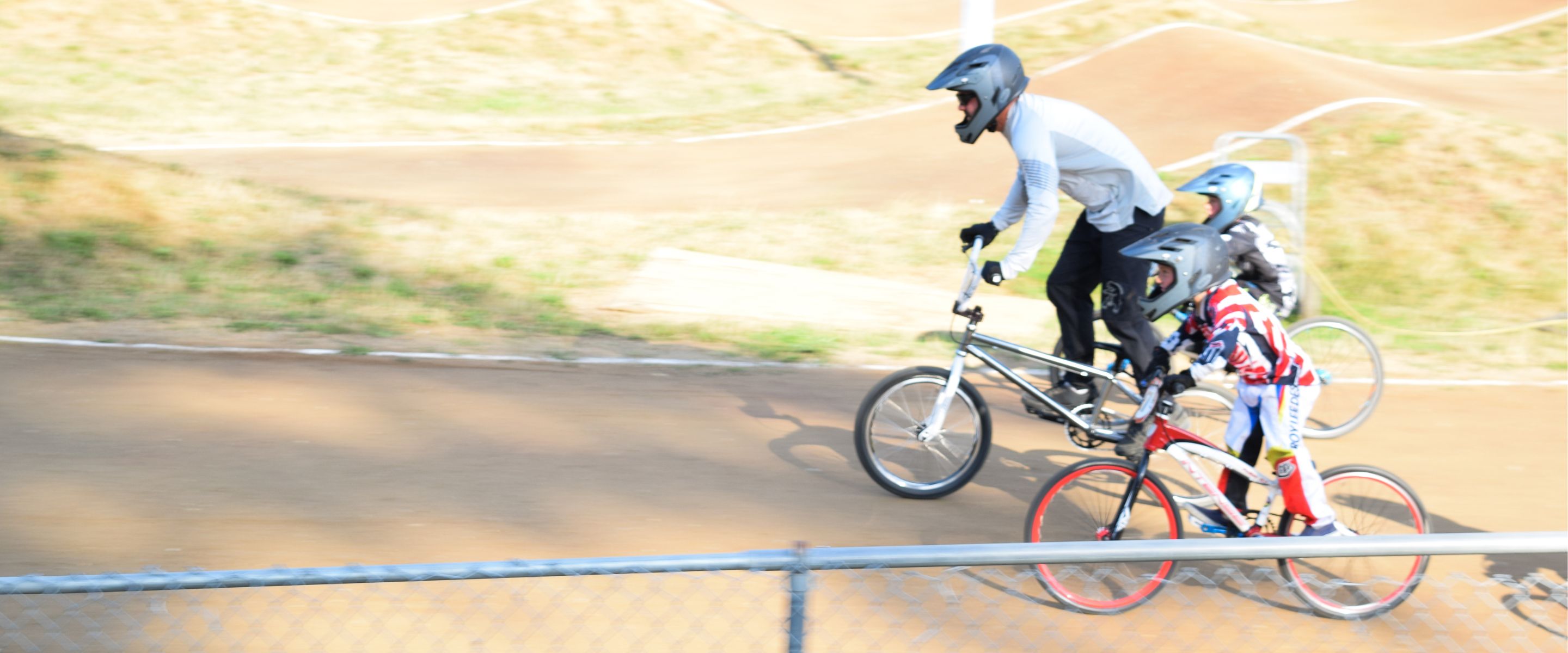 Nate on the BMX Track